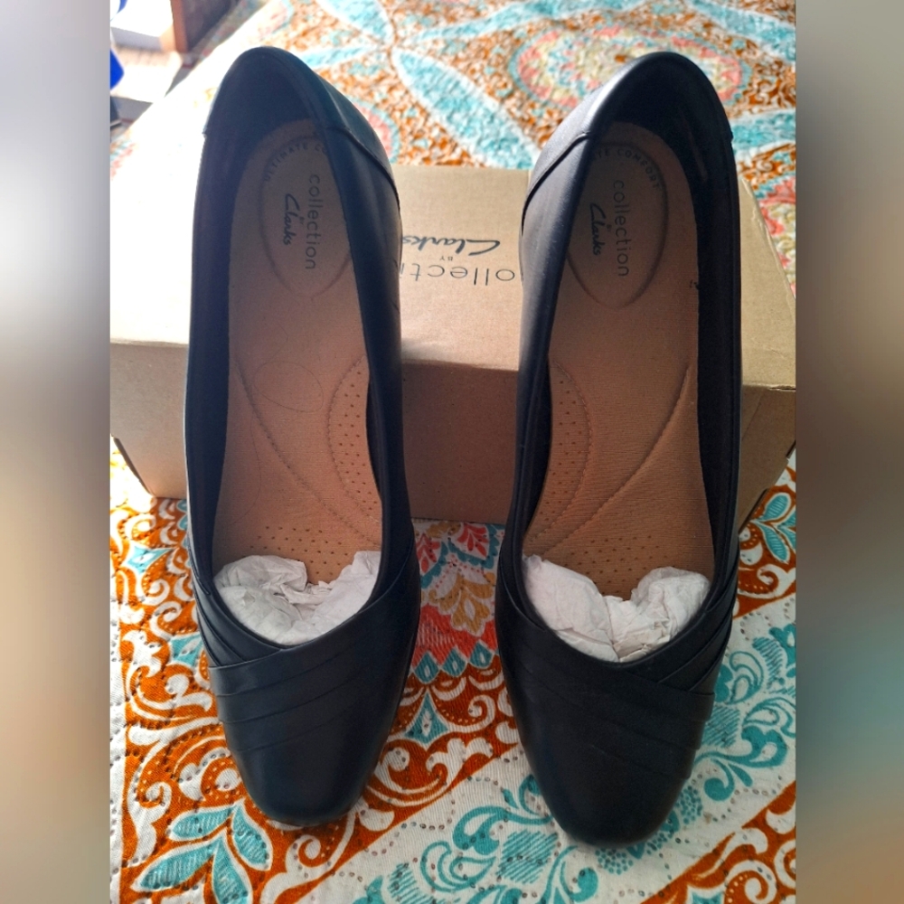 Clarks Black Heels